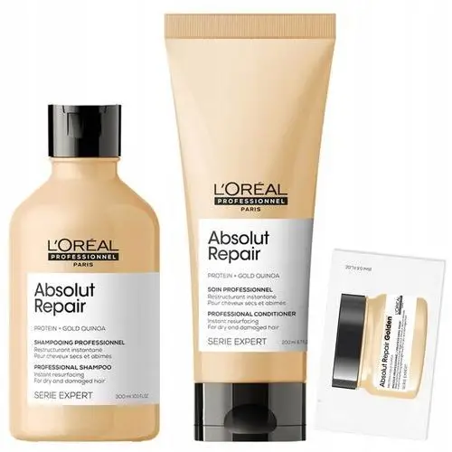 Loreal Absolut Repair zestaw szampon i odżywka do włosów zniszczonych