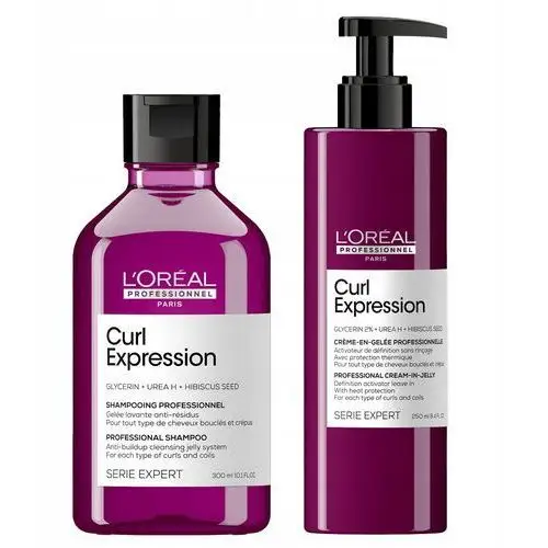 Loreal Curl Expression zestaw do włosów kręconych żelowy szampon krem