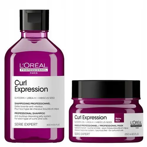 Loreal Curl Expression zestaw szampon oczysz maska