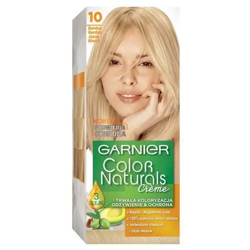 Farba do włosów Garnier Color Naturals Créme 10 Bardzo bardzo jasny blond, kolor blond