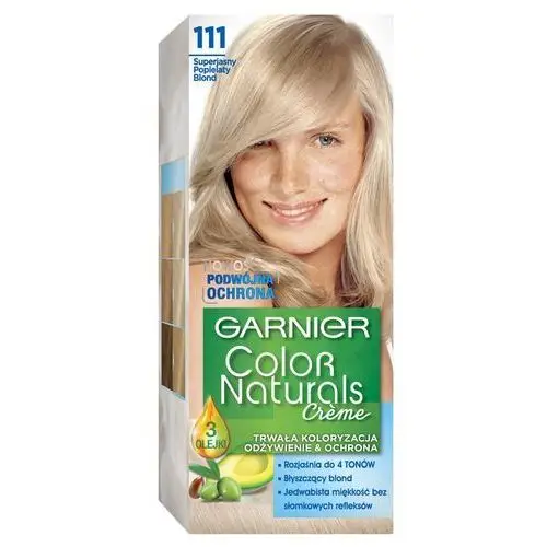 Farba do włosów Garnier Color Naturals Créme 111 Superjasny popielaty blond, kolor blond
