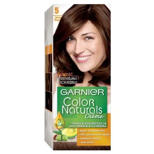 Farba do włosów Garnier Color Naturals Créme 5 Jasny brąz, kolor brąz