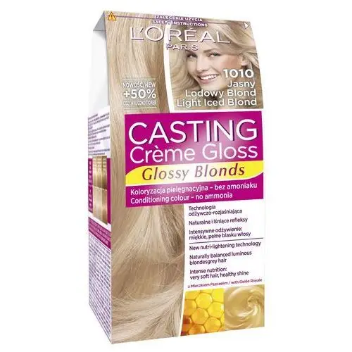 Farba do włosów L'Oréal Paris Casting Crème Gloss 010 Jasny lodowy blond