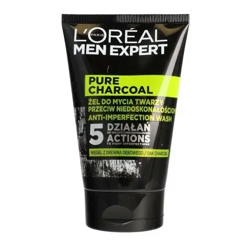 Loreal L'oreal men expert pure power charcoal, 100 ml. żel do mycia twarzy z węglem aktywnym