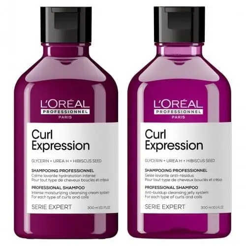 L'Oréal Serie Expert Curl Expression zestaw szamponów oczyszczająco-nawilżających do włosów kręconych i suchych, LP171-LP166