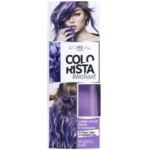 L'oreal paris colorista washout zmywalna farba do włosów #purplehair