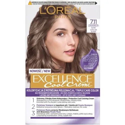 L'oréal paris Farba do włosów 7.11 ultrapopielaty blond