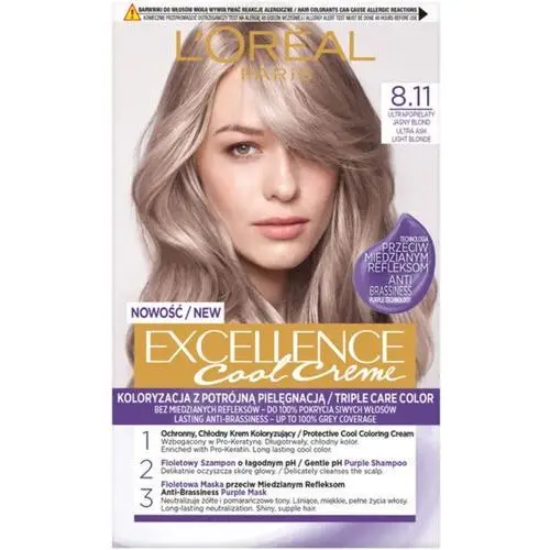 L'oréal paris Farba do włosów 8.11 ultrapopielaty jasny blond