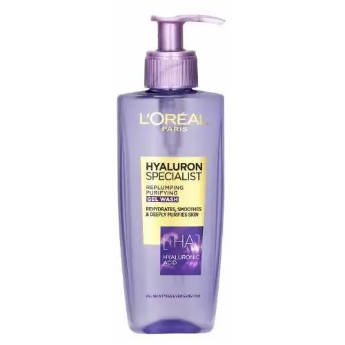 L´Oréal Paris Hyaluron Specialist Replumping Purifying Gel Wash żel oczyszczający 200 ml dla kobiet,2