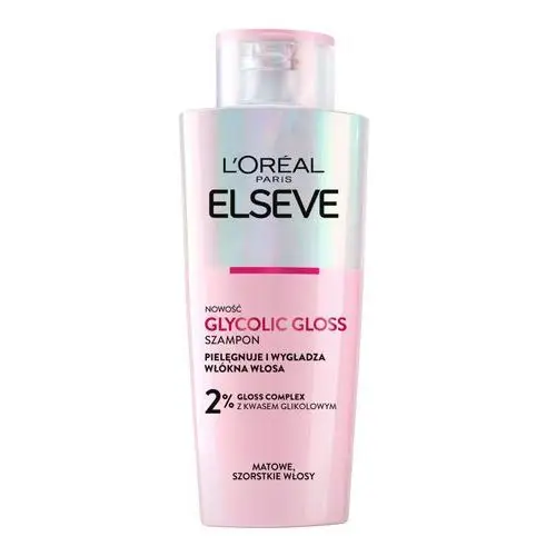 L'oreal paris L'oreal_elseve glycolic gloss szampon rewitalizujący przywracający blask włosom matowym
