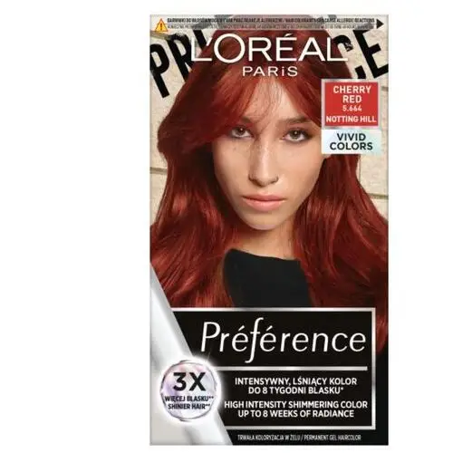 Preference Vivid Colors trwała farba do włosów 5.664 Cherry Red L'Oréal Paris