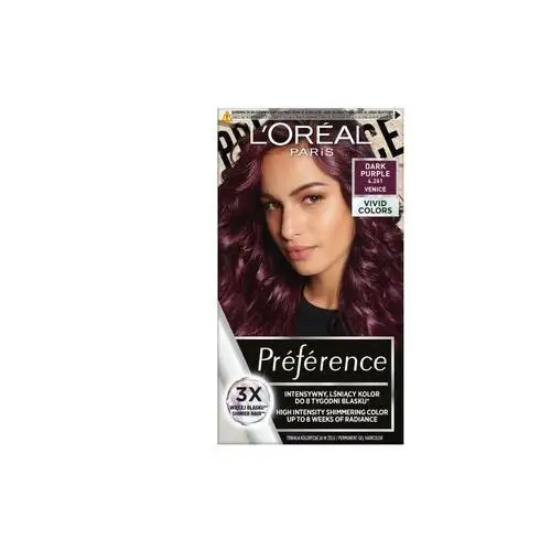 Preference vivid colors farba do włosów nr 4.261 dark purple (venice) 1op. Loreal
