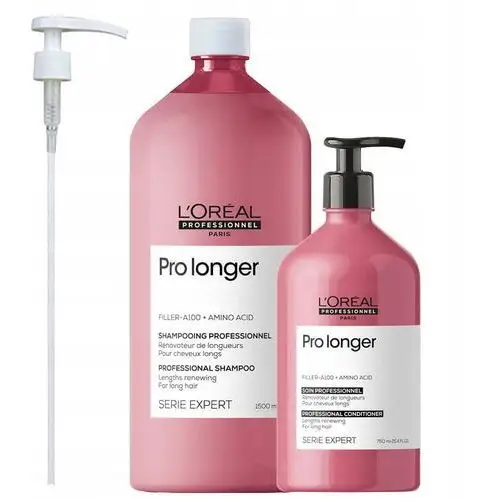 Loreal Pro Longer zestaw do długich włosów szampon 1500ml, odżywka 750ml