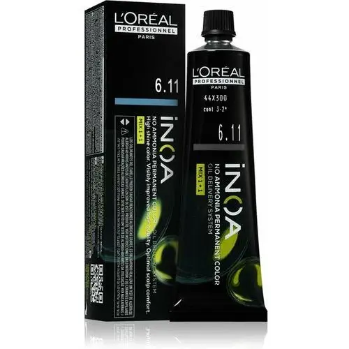 L'oréal professionnel inoa trwała farba do włosów bez amoniaku odcień 6.11 60 ml