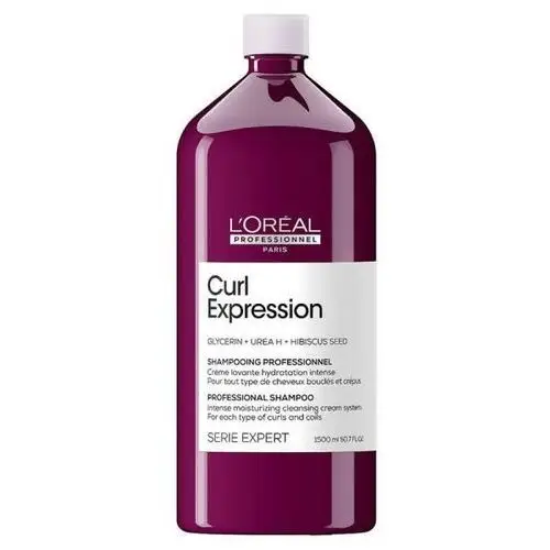 Loreal curl expression, kremowy szampon intensywnie nawilżający, 1500ml Loreal professionnel