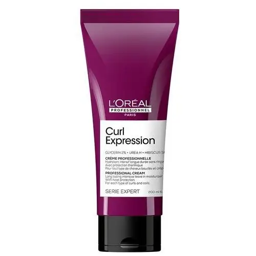 Loreal curl expression, nawilżający krem bez spłukiwania do loków i fal, 200ml