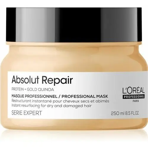 Serie expert absolut repair maska głęboko regenerująca do włosów suchych i zniszczonych 250 ml L'oréal professionnel