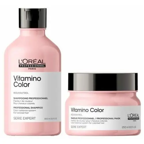 Zestaw do intensywnej pielęgnacji włosów farbowanych i rozjaśnianych L'Oreal Professionnel Vitamino Color, LP301-LP304