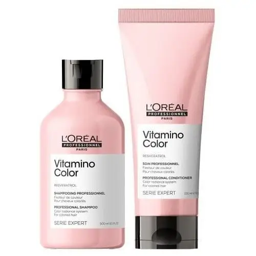 Zestaw pielęgnacyjny do włosów koloryzowanych l'oreal professionnel vitamino color L`oreal