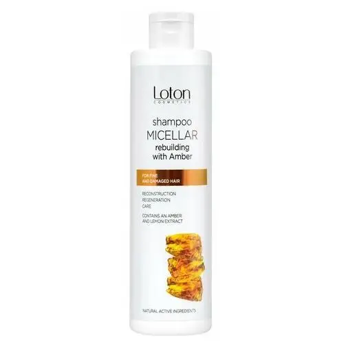 Micelarny szampon do włosów z bursztynem 300 ml loton marki Loton cosmetics