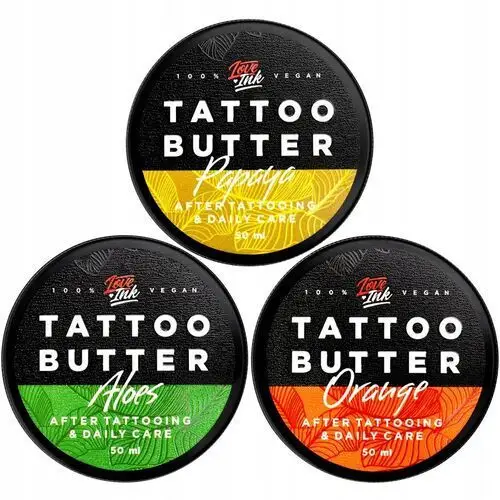 Loveink Krem do tatuażu Tattoo Butter Zestaw 3x50