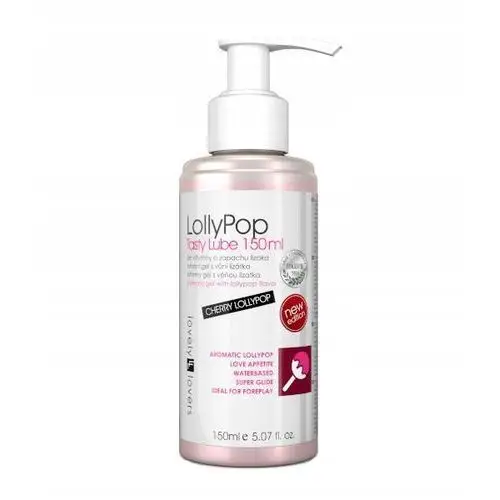 Lovery lovers Lollypop tasty lube lubrykant żel intymny o smaku wiśniowym 150 ml