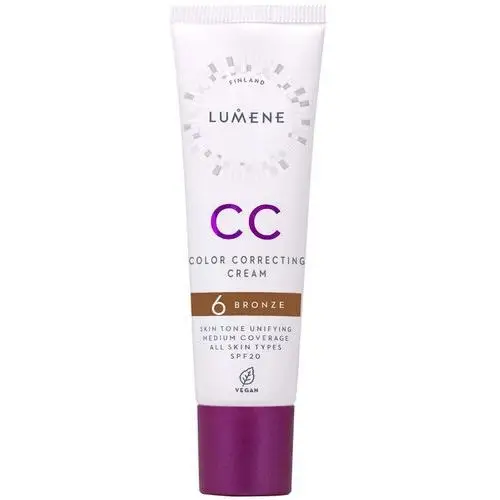 Lumene cc color correcting cream spf 20 6 bronze