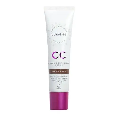 Lumene CC Color Correcting Cream SPF 20 Deep Rich, 83499