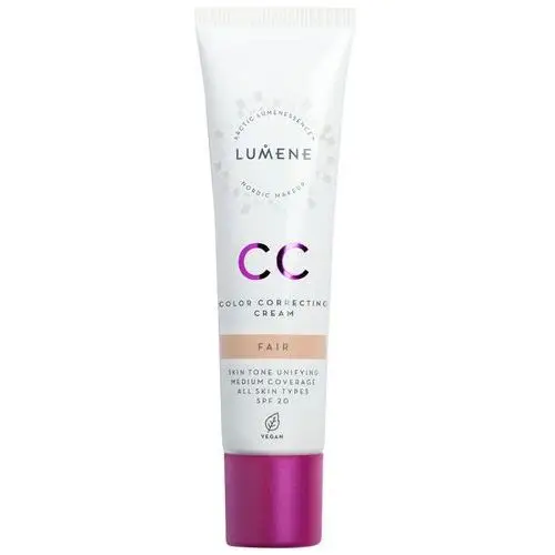 Lumene, Color Correcting Cream, krem CC do twarzy 7w1 1 Fair, SPF 20, 30 ml