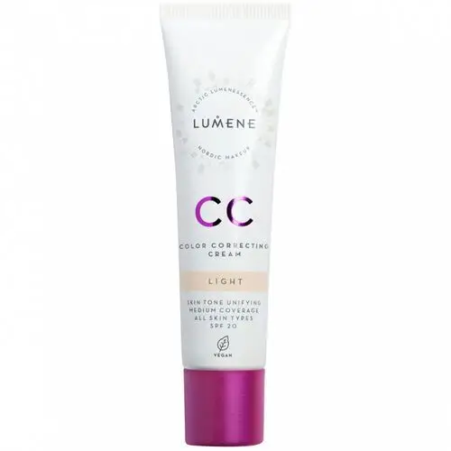 Lumene , color correcting cream, krem cc do twarzy 7w1 3 light, spf 20, 30 ml