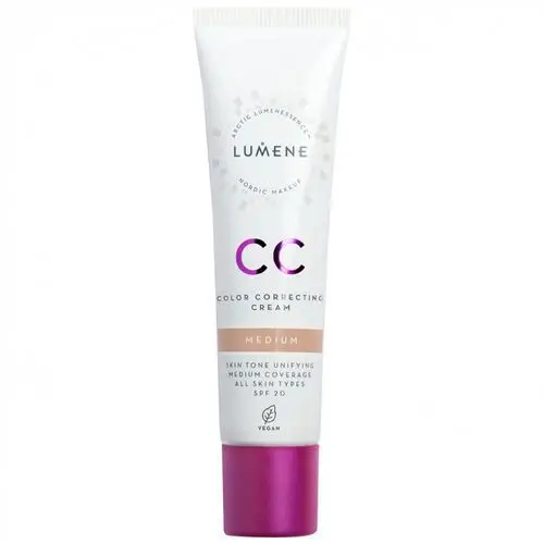 Lumene, Color Correcting Cream, krem CC do twarzy 7w1 4 Medium, SPF 20, 30 ml, 83493