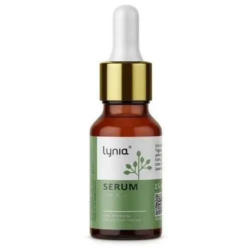 Lynia Serum Anti-Acne z olejem konopnym i olejkiem lawendowym 15 ml (5900718900379)