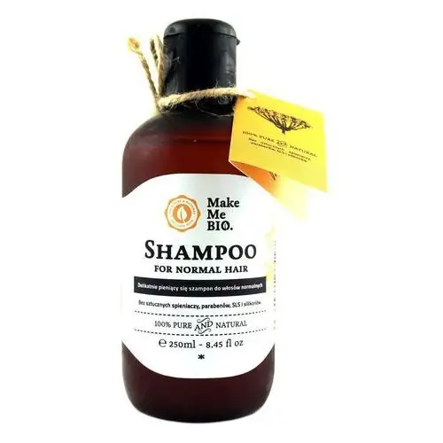 Make Me Bio, delikatnie pieniący się szampon do włosów normalnych, 250ml