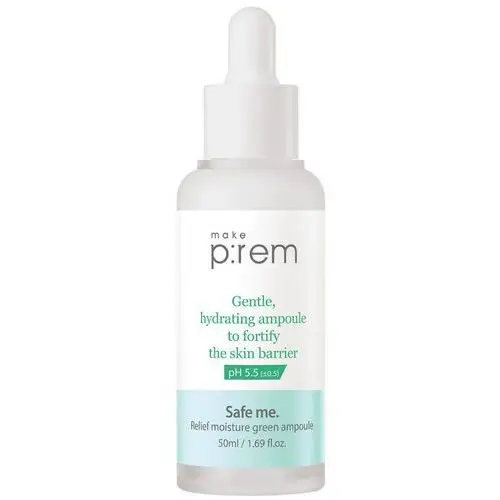 Make p:rem safe me. relief moisture green ampoule (30 ml)