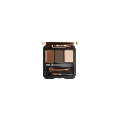 Makeup revolution _lo brow sculpt kit paleta do brwi dark