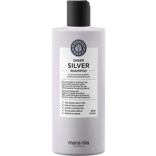 Maria Nila Sheer Silver szampon do włosów 350 ml dla kobiet, 3640