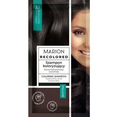 Marion _recolored szampon koloryzujący 3.1 czarna kawa