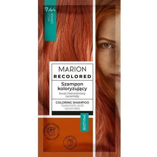 Recolored szampon koloryzujący 7.44 miedź Marion