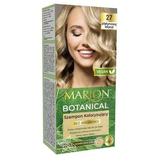 Marion szampon koloryzujący botanical (vege) nr 27 platynowy blond 1op