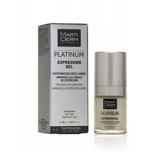 MartiDerm Platinum Expression Eye Contour And Lip Care, żel do okolic oczu