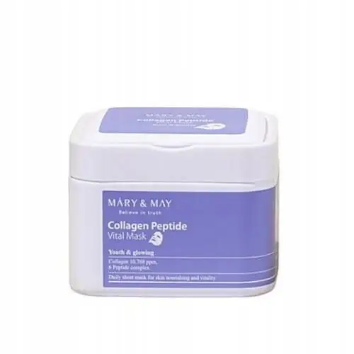 Mary&May Collagen Peptide Vital Mask Maseczki Ujędrniające Nawilżające 30 s