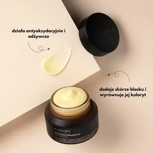 Idebenone + blackberry complex intensive total care cream, 70g - przeciwzmarszczkowy krem do twarzy Mary&may