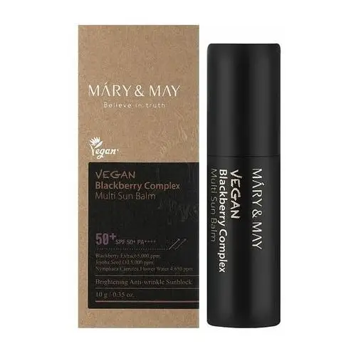 Mary&May - Vegan Blackberry Complex Multi Sun balm SPF50+ PA++++, 10g - stick przeciwsłoneczny