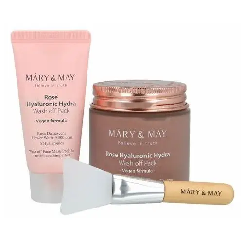 Mary&may vegan hyaluronic hydra wash off mask special gift set