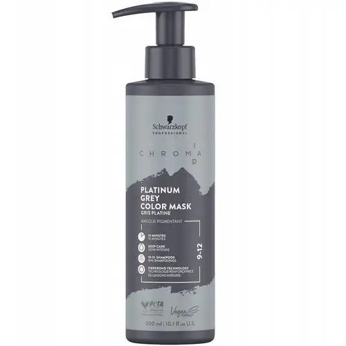 Maska Koloryzująca do włosów Schwarzkopf Chroma ID 9-12 300ml Platinum Grey