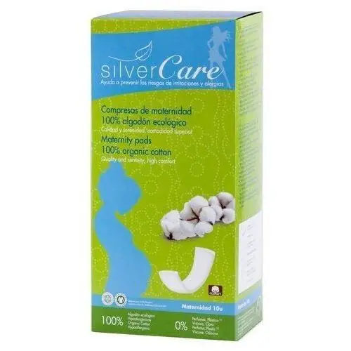Silver care podpaski poporodowe 100% bawełny organicznej x 10 sztuk Masmi