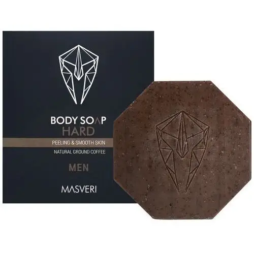 Masveri body soap hard - peelingująco-wygładzające mydło do ciała, 100g