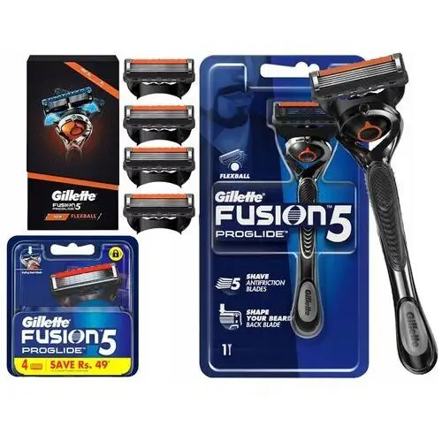 Maszynka Do Golenia Gillette Fusion 5 Proglide Flexball 4 Ostrza Proglide