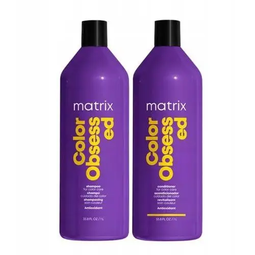 Matrix Color Obsessed zestaw do włosów farbowanych ochrona koloru 1000ml