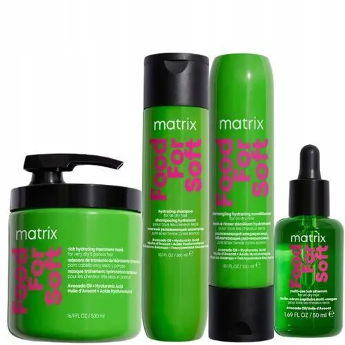 Matrix Food For Soft szampon odżywka olejek maska